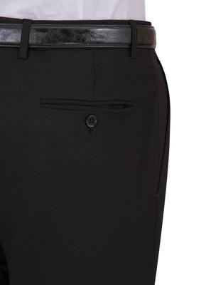 GEORGE AUSTIN BLACK MODERN FIT WOOL DRESS PANT