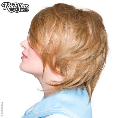 Cosplay Wigs USAâ„¢ Boy Cut Long - Milk Tea -00280