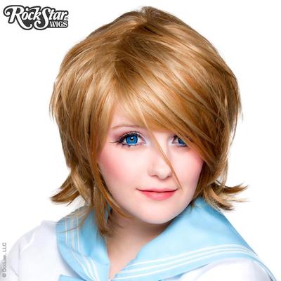 Cosplay Wigs USAâ„¢ Boy Cut Long - Milk Tea -00280