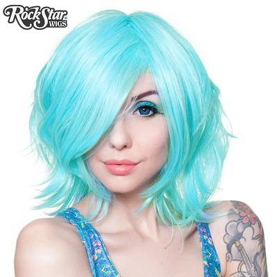 Cosplay Wigs USAâ„¢ Boy Cut Shag - Baby Blue -00284