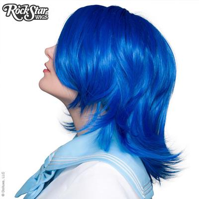 Cosplay Wigs USAâ„¢ Boy Cut Shag - Royal Blue -00297