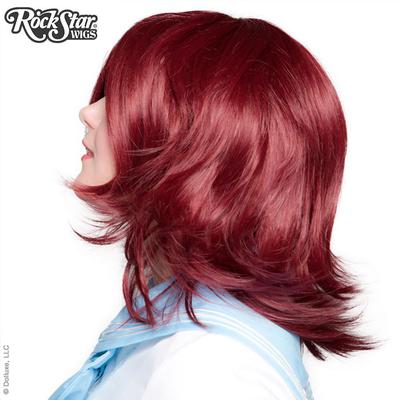 Cosplay Wigs USAâ„¢ Boy Cut Shag - Burgundy -00286