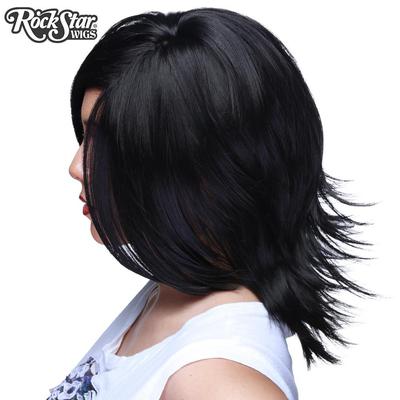Cosplay Wigs USAâ„¢ Boy Cut Shag - Black -00285