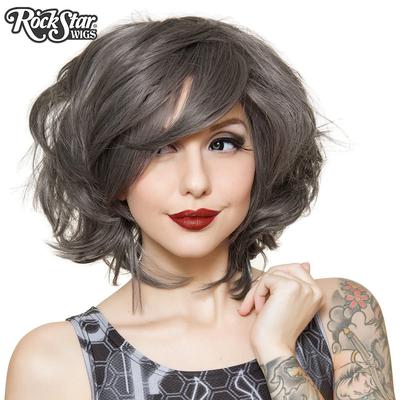 Cosplay Wigs USAâ„¢ Boy Cut Short Shag - Pewter - 00442
