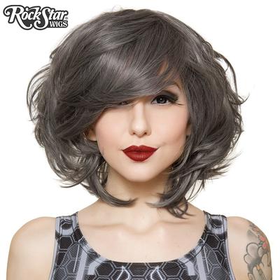 Cosplay Wigs USAâ„¢ Boy Cut Short Shag - Pewter - 00442
