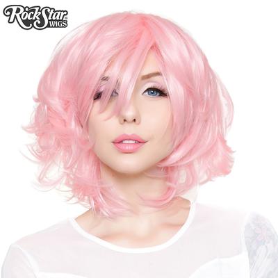 Cosplay Wigs USAâ„¢ Boy Cut Short Shag - Light Powder Pink -00443