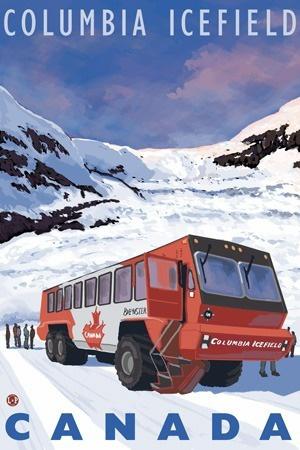 Columbia Icefield, Canada - LP Original Poster