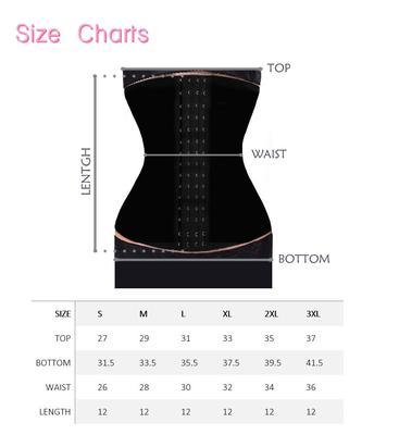 Sweet Look Women's Latex Sport Girdle Waist Training Corset Waist Body Shaper (Sizing: S-3XL) Style RM09