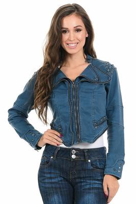 Sweet Look Women's Denim Jacket (Sizing: S-XL) Style N559A