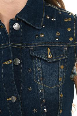 M.Michel Women's Denim Vest (Sizing: S-XL) Style 509