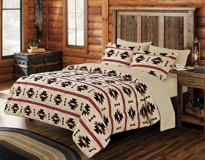 Virah Bella® 7 Pc. Comforter Set "Native Beige" King