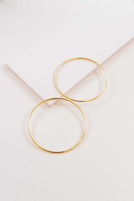 Sweet Bangle Bracelet Set (14K)