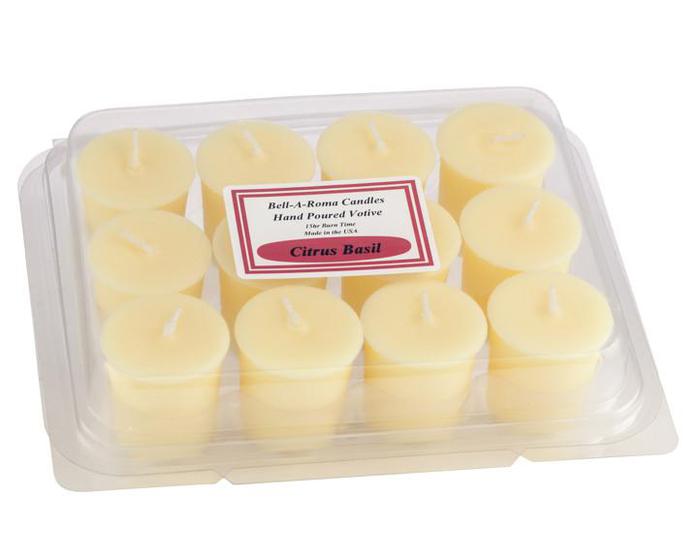 12 Hand Poured Soy Blend Votive Candles - Over 100 Fragrances
