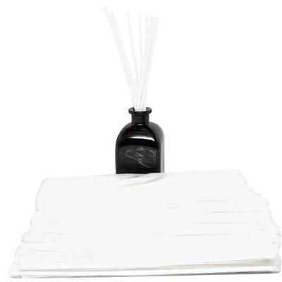 12 White 12 Inch Felt Reeds - Rattan Alternative