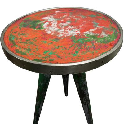 Mid Century French Gueridon By Tolix