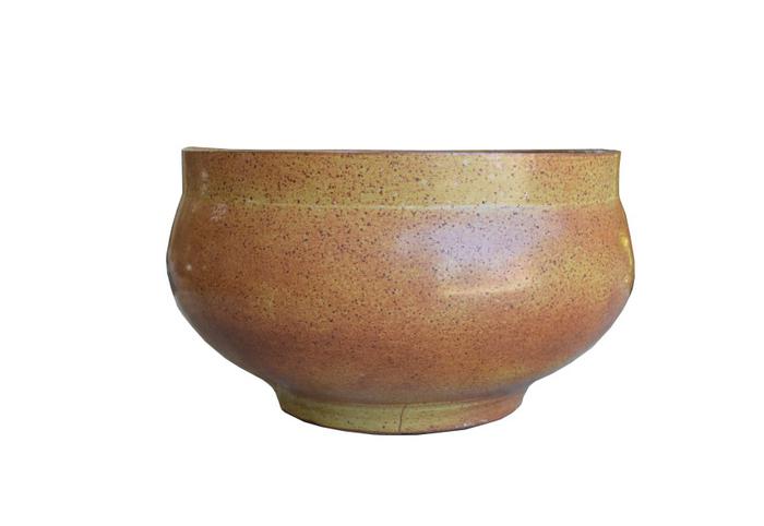 David Cressey Stoneware Planter, Glazed Speck Architectural Pottery ProArtisan Studio Collection Los Angeles
