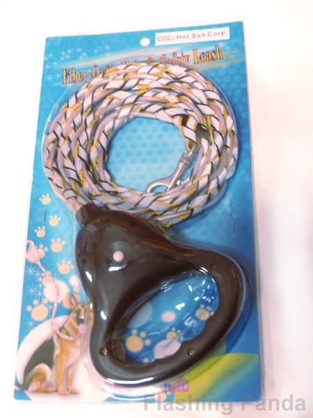 Light Up LED Dog Leash, Large: up to 100 lb.