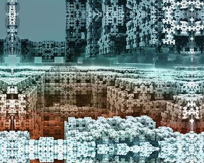 Thin Pullover Hoodie - Sierpinski Hilbert