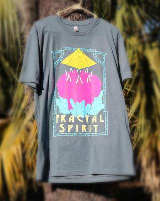 Shirt (Screen Print) - Crystal Elephant Mandala