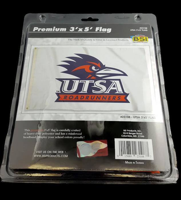 NCAA University of Texas at San Antonio (UTSA) Flag Logo White 3 FT x 5 FT