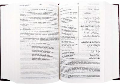 The Meaning of Holy Qur'an: Arabic & English with Commentary (Paperback)