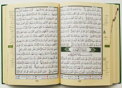 Arabic: Tajweed Quran Mushaf Madina Uthmani script (4" x 5.5") Hardback