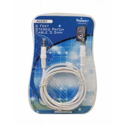 6FT STEREO PATCH CABLE WITH 3.5MM PLUGS