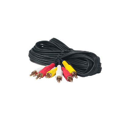 12FT RCA STEREO AUDIO/VIDEO PATCH CABLE