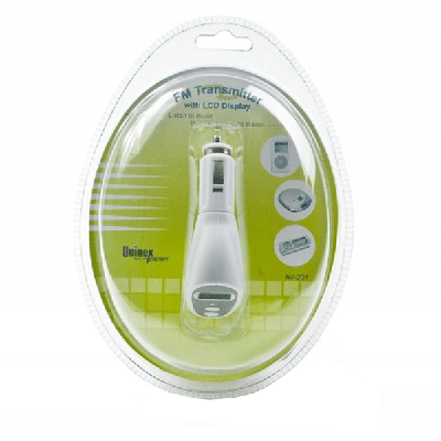 FM TRANSMITTER WITH LCD DISPLAY