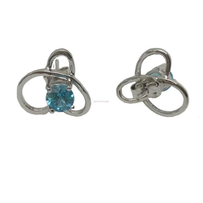 GEMSTONE EARRING,E10502TZ