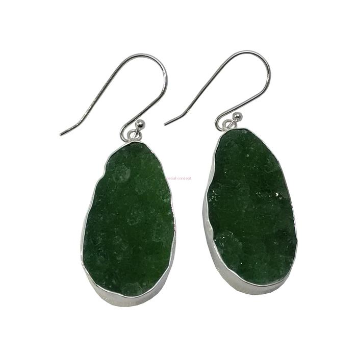 FLOURITE EARRING,E704FT