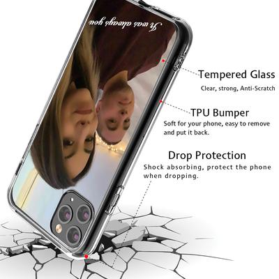 PERSONALIZED PICTURE, LOGO, WORDS CLEAR CASE INCLUDES SCREEN PROTECTOR!