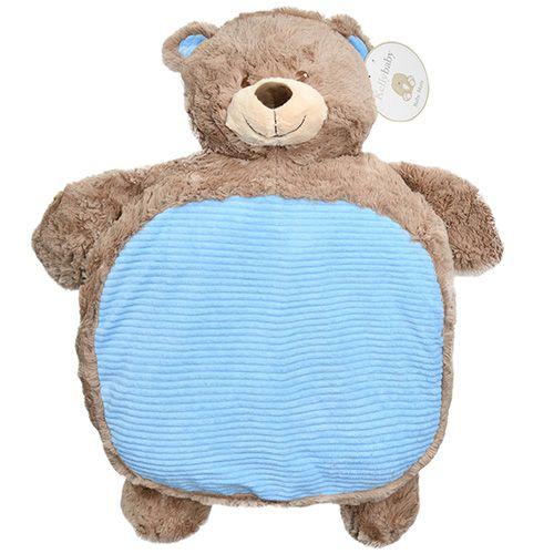 Wholesale 35" Blue Bear Baby Mat  Corduroy Trim On Hanger & W/ Hang Tag