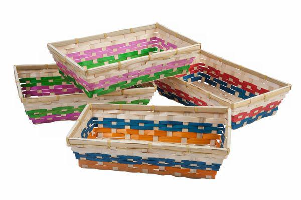 EVERYDAY RECTANGLE BAMBOO BASKETS