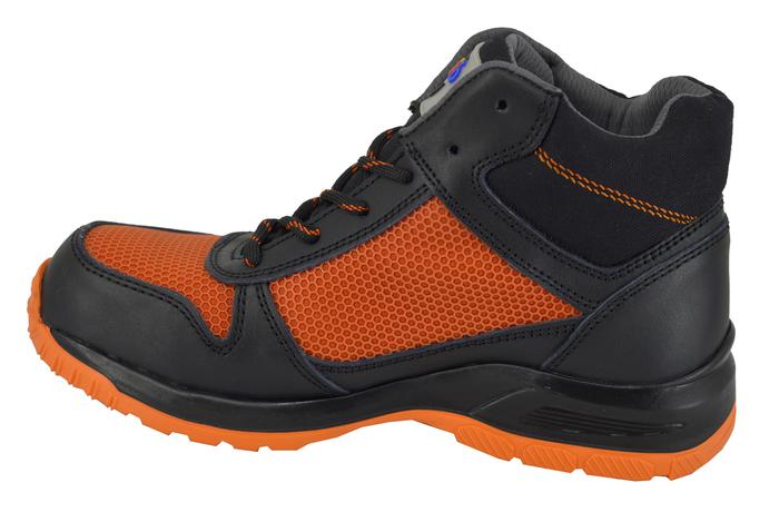 438 - Black Napa - Sewing Manufactured - Street - Magnum Orange - Man