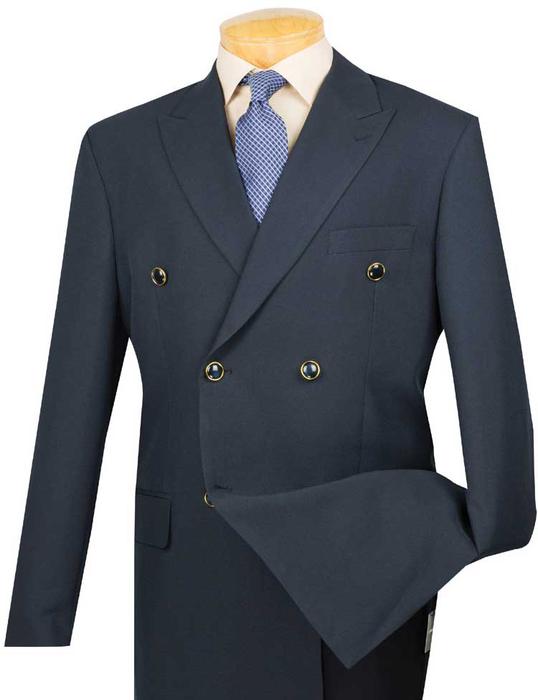 Z-DPP Double Breasted Blazer, Solid Color Suits