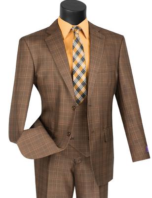 V2RW-7 Classic Single Breasted 3 Pieces Suit