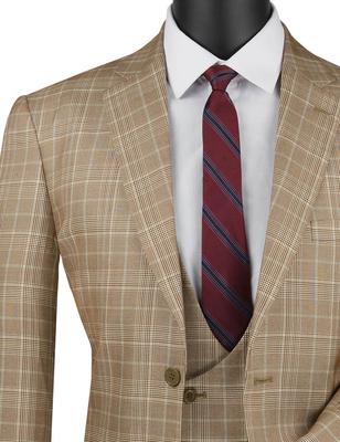 V2RW-7 Classic Single Breasted 3 Pieces Suit