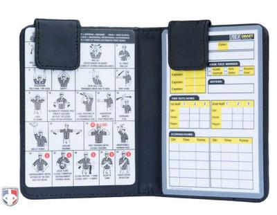 Pro Grade Magnetic "Book" Style 5" Umpire Lineup Card Holder / Game Card Referee Wallet