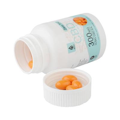 HemptotallynFull Spectrum CBD Hemp Oil Capsules with Turmeric & Bioperine 300 mG softgel