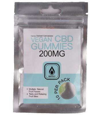 HemptotallynHigh Dosage CBD Fruit Gummy Drops Zero THC (20MG CBD each)