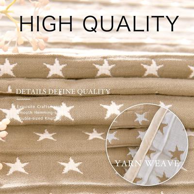 SUBRTEX IMPORTED COTTON FABRIC THROW BLANKET COUCH AND BED