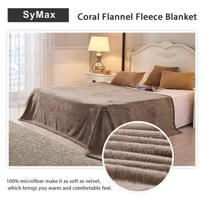 SUBRTEX SOFT SLEEPING CORAL VELVET BLANKET | FINAL SALE