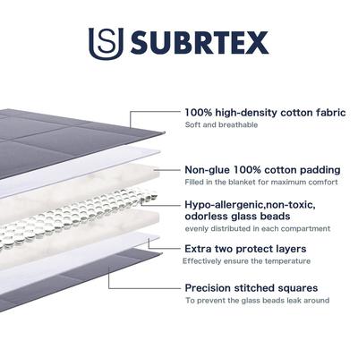 SUBRTEX 100% COTTON WEIGHTED BLANKET HEAVY BLANKET