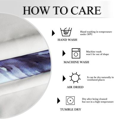 SUBRTEX 2 PANEL SET FEATHER DIGITAL PRINTED CURTAIN FOR WINDOW
