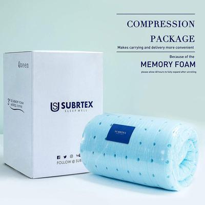 SUBRTEX 2/3/4 INCH GEL INFUSED MATTRESS TOPPER MEMORY FOAM TOPPER