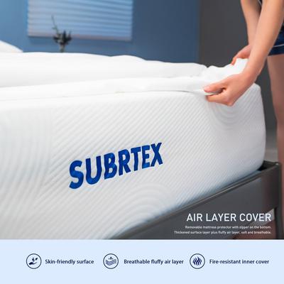 SUBRTEX 6/8/10/12-INCH MEMORY FOAM SLEEP MATTRESS