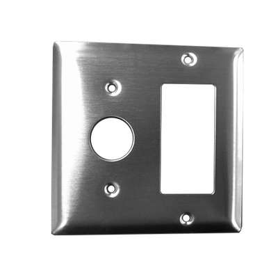 Radiant Double Gang Plate