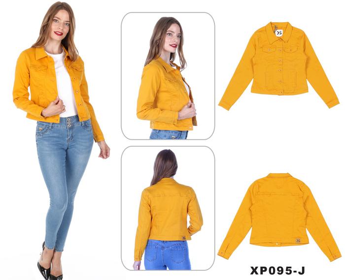 A stylish color jacket is an easy way to add a laid back layer to any look.