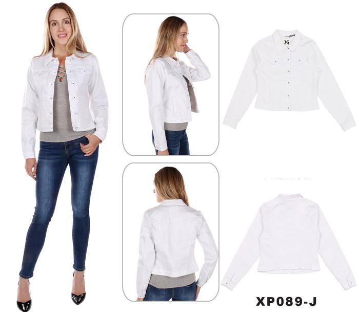 A stylish color jacket is an easy way to add a laid back layer to any look.